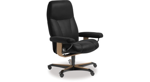 Stressless® Consul Leather Home Office Chair  